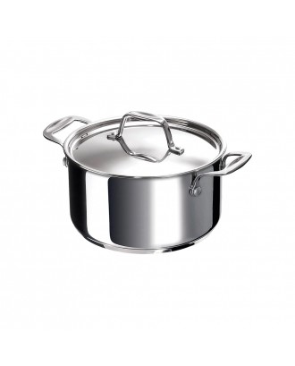 Oala cu capac, inox, 1.7 L, 16 cm, Chef - BEKA